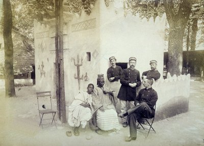 The Senegalese Village at the 1889 Universal Exposition in Paris by French Photographer